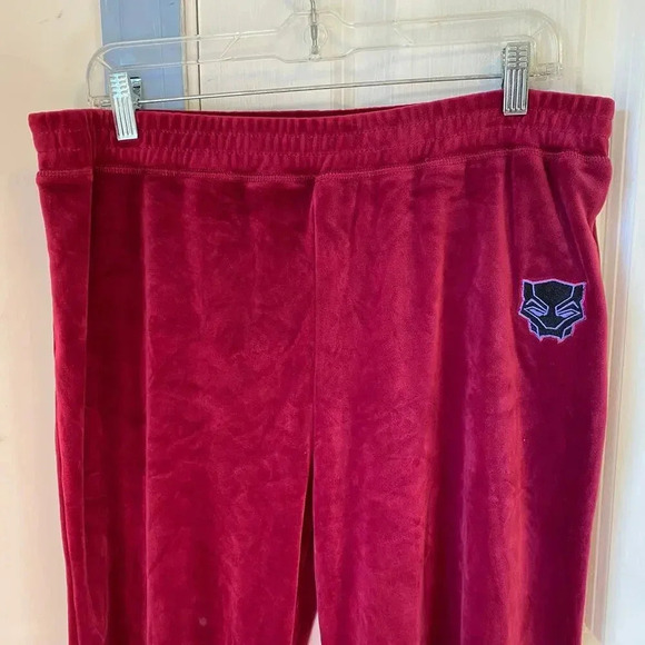 Black Panther Wakanda Forever Velure Flare Leg Casual Pull On Pants Women XXL - Picture 6 of 7